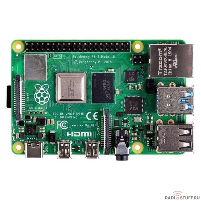 Микрокомпьютер Raspberry Pi 4 Model B 2Gb (44588 / RA502)