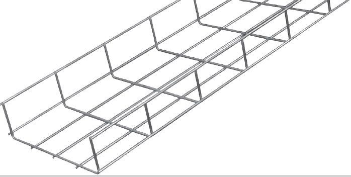 Лоток проволочный 100*60 (3,5) оцинкованный (3м)