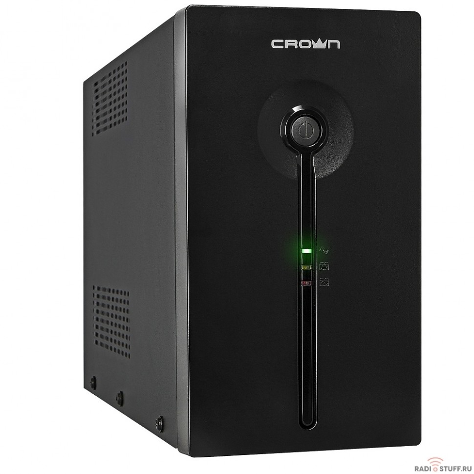 CROWN ИБП CMU-SP800IEC {(1x12V.9AH) 4*IEC+1*IEC bybass} [CM000001491]
