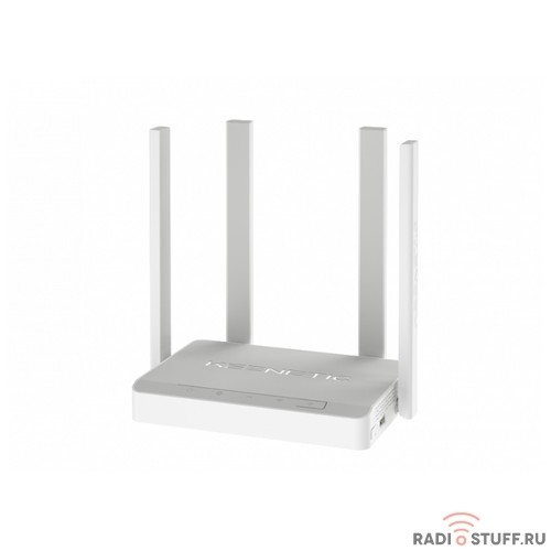 Keenetic Duo (KN-2110) Маршрутизатор беспроводной, для подключения по VDSL/ADSL с Wi-Fi AC1200, усилителями приема/передачи, управляемым коммутатор