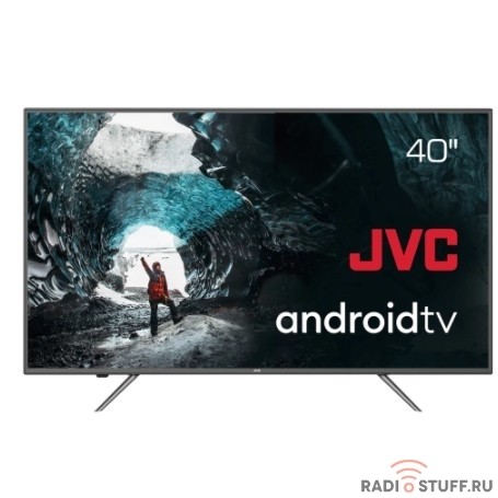 JVC 40" LT-40М690 черный {40" (102см) - Google Android TV, Android 9, FullHD, 1920x1080, Bluetooth, DVB-C, DVB-T, DVB-T2, Слот CI/CI+}