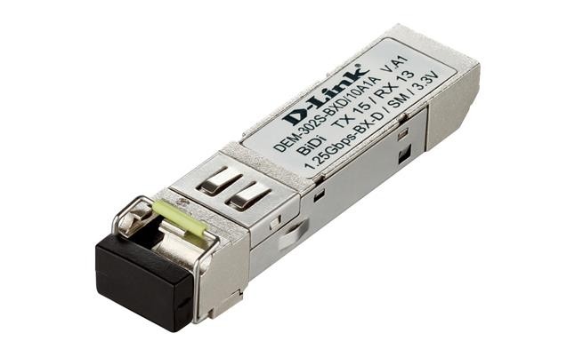 SFP-модуль (трансивер) D-Link DEM-302S-BXD/A1A, 1000BASE-BX 