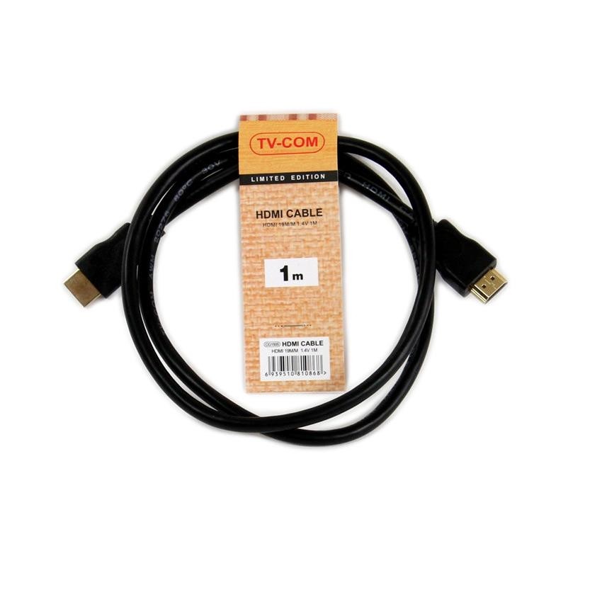 Кабель HDMI-HDMI 1M V1.4+3D CG150S-1M TV-COM