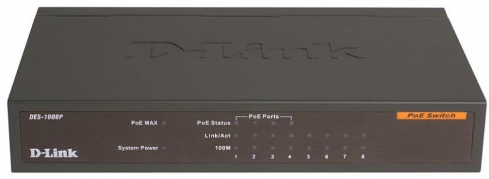 DES-1008P/C1A коммутатор D-Link 