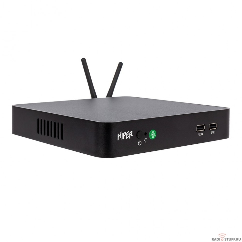 Hiper I81N8CL87T Nettop Hiper M8 Cel J4125/4Gb/SSD256Gb UHDG 600/DOS/black