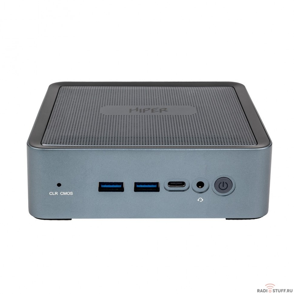 Hiper I5124R8N2NSG Nettop Hiper ED20 i5 12400P/8Gb/SSD256Gb Iris Xe/noOS/black