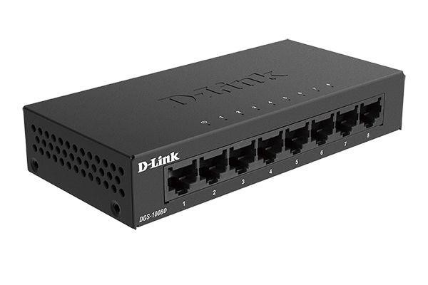 Коммутатор 8PORT 10/100/1000T DGS-1008D/K2A D-LINK