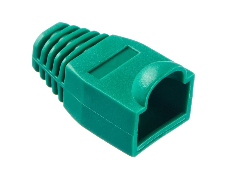 Изолирующий колпачок для RJ45 зелёный, D-6 мм, 100шт, NETKO Optima