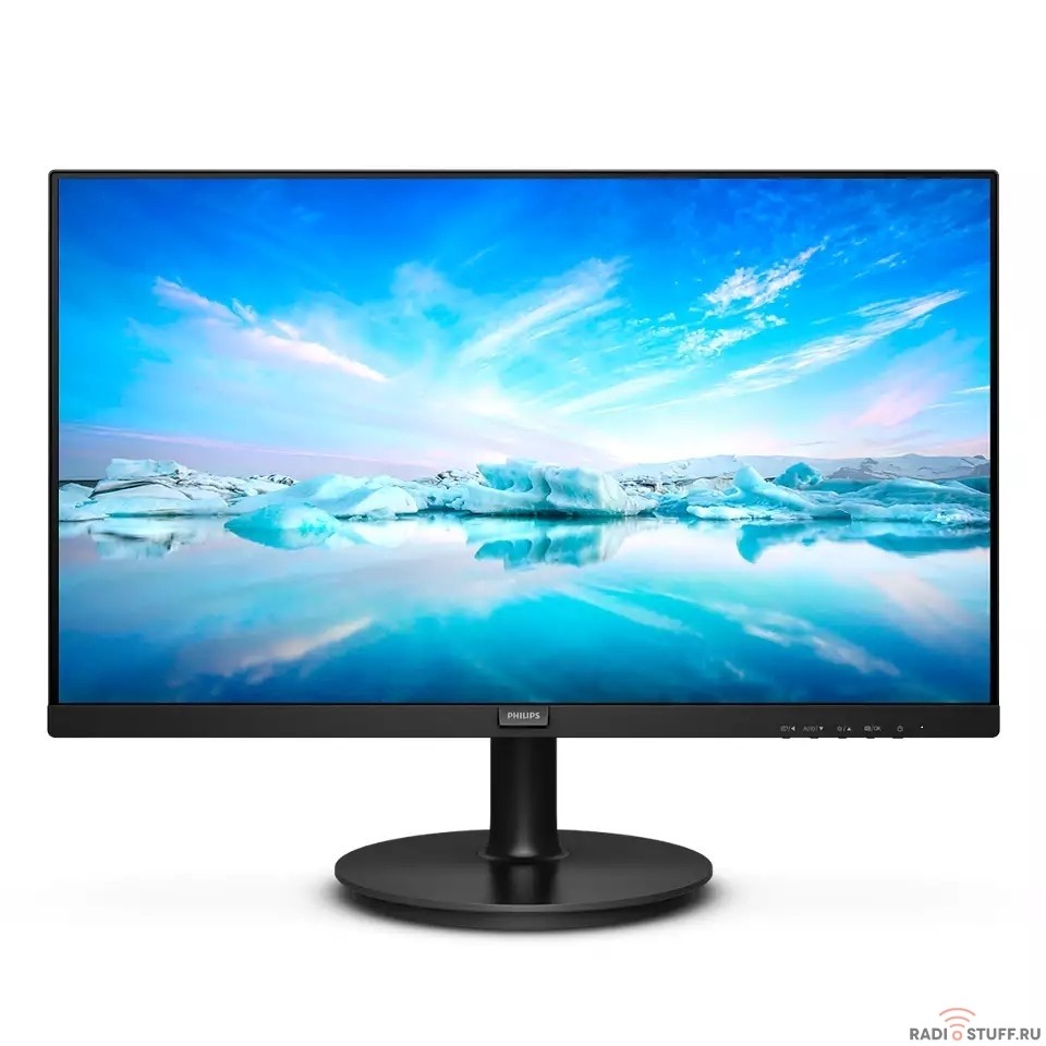 LCD Philips 21.5" 220V8LL черный {1920x1080 5ms 90/65 200cd 20M:1}