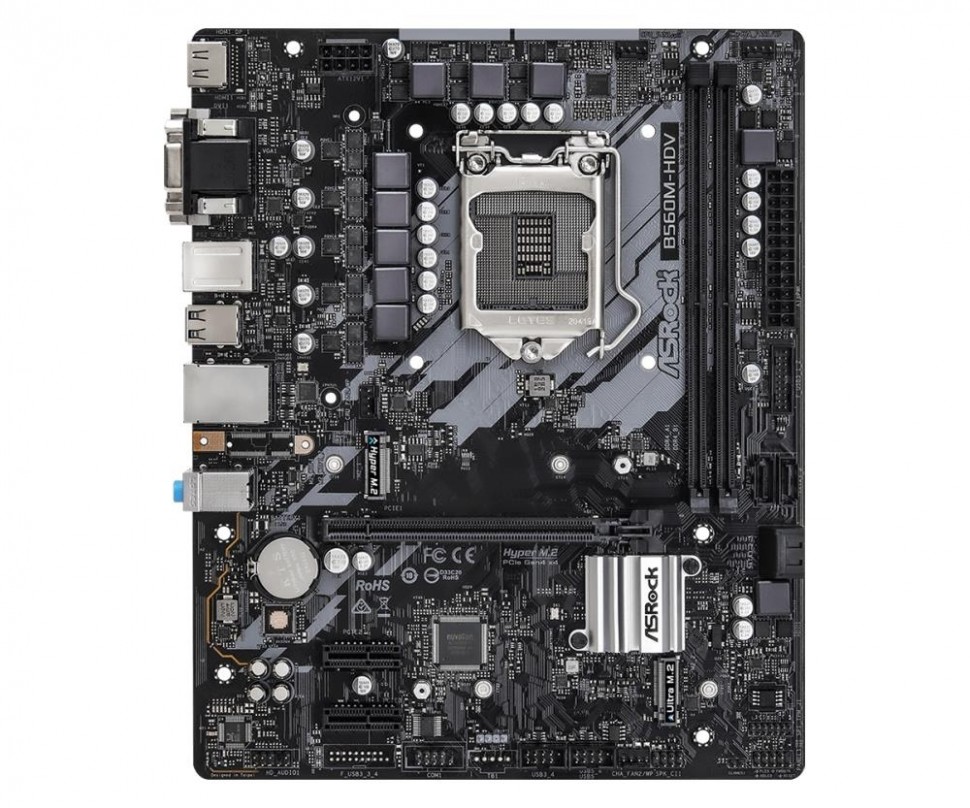 Материнская плата B560 S1200 MATX B560M-HDV ASROCK