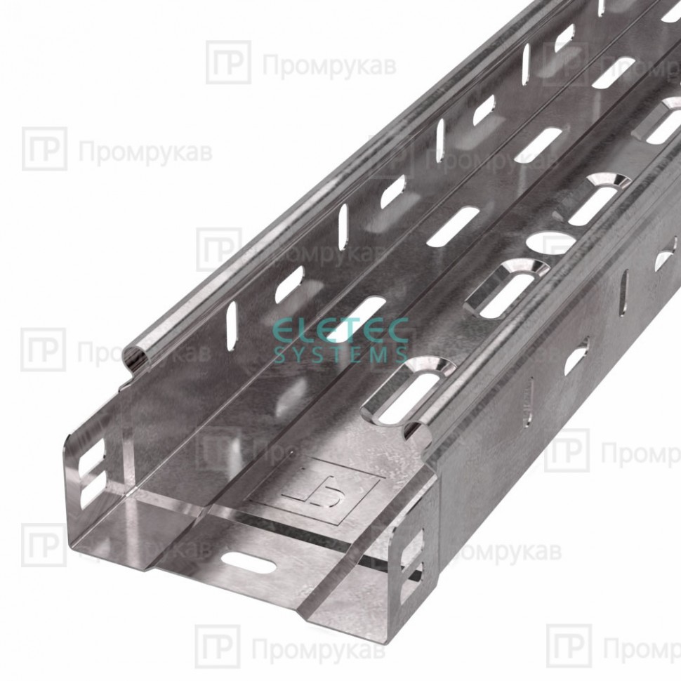 Лоток перфорированный Стандарт 400х100х3000 (6 м/уп) Промрукав
