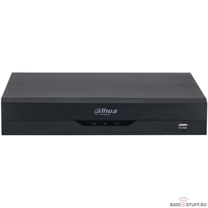 DAHUA DH-XVR5116HS-I3 16-канальный HDCVI-видеорегистратор с FR, видеоаналитика, до 24 IP каналов до 6Мп, 1 SATA III до 16Тбайт