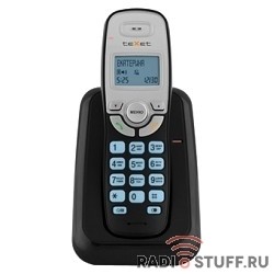 TEXET TX-D6905A  черный (громкая связь,телефонная книга на 50 имен и номеров, определитель номера, будильник)