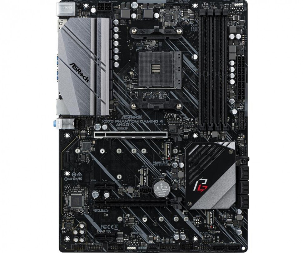 Материнская плата AMD X570 SAM4 ATX X570 PHANTOM GAMING 4 ASROCK