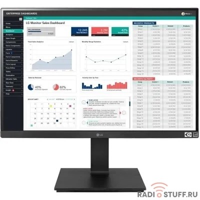 LCD LG 24.1" 24BQ55WY-B черный {IPS 1920x1200 16:10 60Hz 5ms 8bit(6bit+FRC) 1000:1 300cd 178/178  DVI HDMI DisplayPort 2xUSB3.0 HAS 2x2W Pivot VESA}